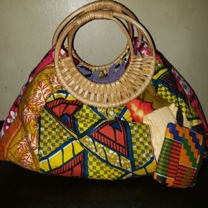 African Print Womens Accessory bag